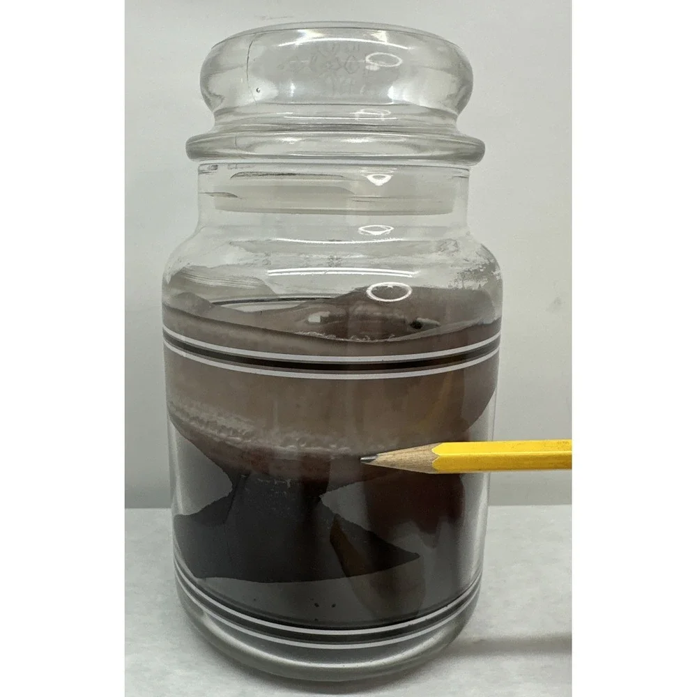 Yankee Candle Retired SPANISH MOSS Housewarmer Black Band Discontinued 60% Full